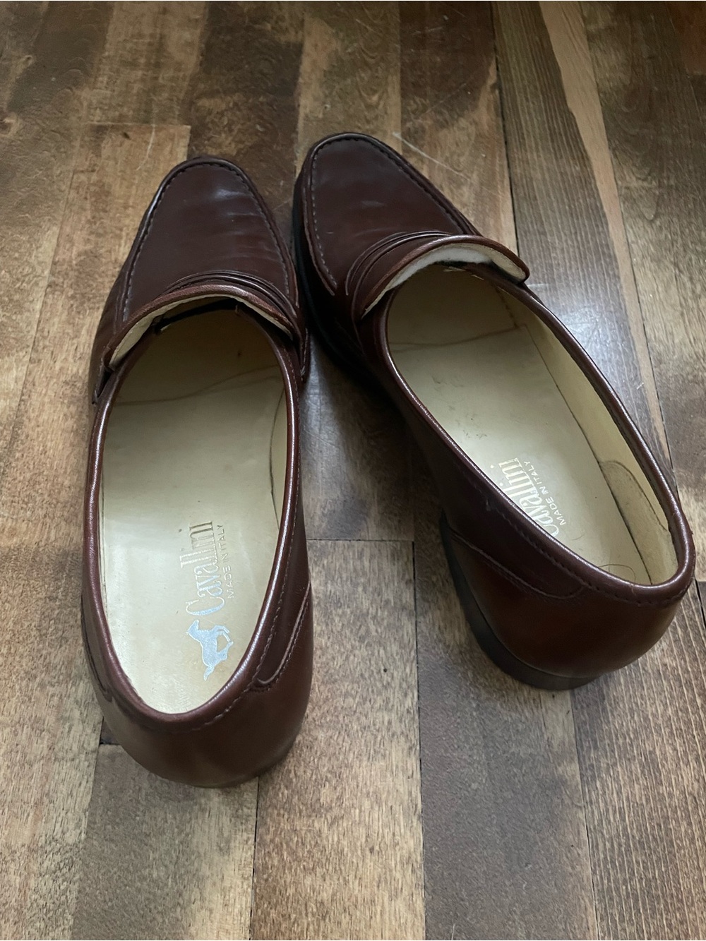 Cavallini medium brown leather loafers 8 - Picture 2 of 8